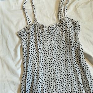 Zara Polka Dot Midi Dress